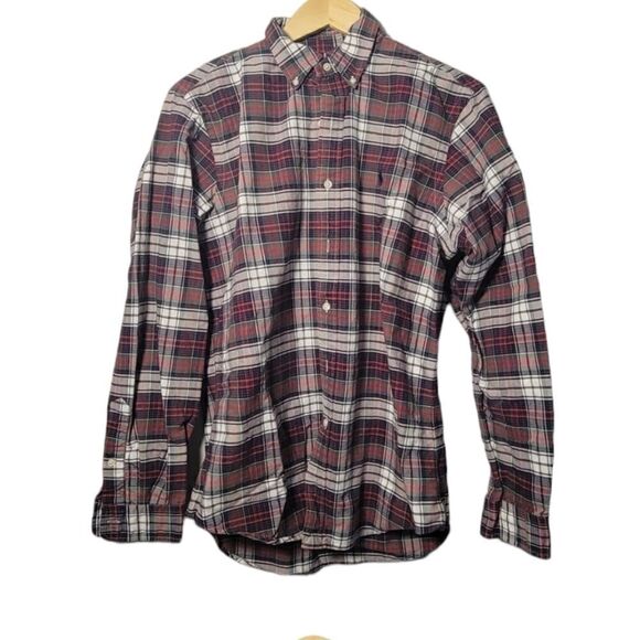 Ralph✨Lauren Polo button down shirt Blue Label 100% cotton plaid - Picture 1 of 7